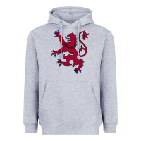Heather Grey lion rampant of scotland, royal banner, royal arms, scottish pride Heavyweight Hoodie - linhVisuals