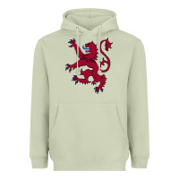 Matcha lion rampant of scotland, royal banner, royal arms, scottish pride Heavyweight Hoodie - linhVisuals
