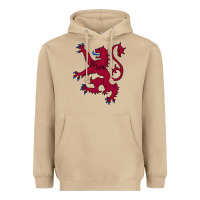 Mushroom lion rampant of scotland, royal banner, royal arms, scottish pride Heavyweight Hoodie - linhVisuals
