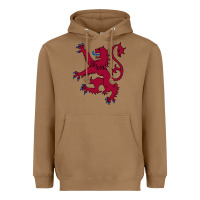 Toasted Coconut lion rampant of scotland, royal banner, royal arms, scottish pride Heavyweight Hoodie - linhVisuals