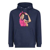 Navy believe cancer awareness women gift Heavyweight Hoodie - linhVisuals