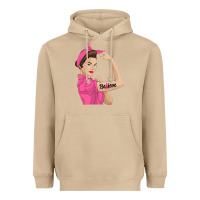 Mushroom believe cancer awareness women gift Heavyweight Hoodie - linhVisuals