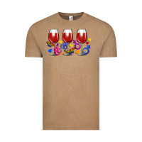 Vintage Coffee pride wine cups Vintage Tee - FaDigitalArtStudio