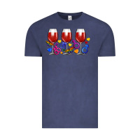 Vintage Denim pride wine cups Vintage Tee - FaDigitalArtStudio
