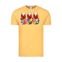 Vintage Mustard pride wine cups Vintage Tee - FaDigitalArtStudio