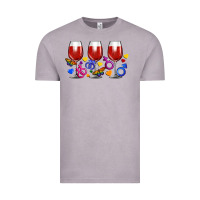 Vintage Zinc pride wine cups Vintage Tee - FaDigitalArtStudio