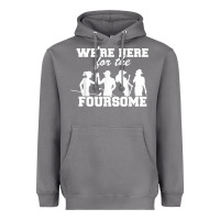 Storm we're here for the foursome funny sarcasm golf lover golfer t shirt Heavyweight Hoodie - linhVisuals