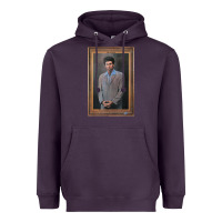 Plum seinfeld the kramer portrait t shirt Heavyweight Hoodie - linhVisuals