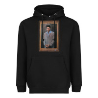 Black seinfeld the kramer portrait t shirt Heavyweight Hoodie - linhVisuals