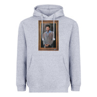 Heather Grey seinfeld the kramer portrait t shirt Heavyweight Hoodie - linhVisuals
