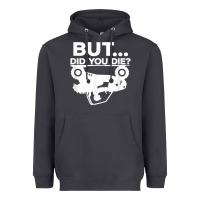 Smoke mens but did you die atv four wheeler funny quad biker rider t shirt Heavyweight Hoodie - linhVisuals