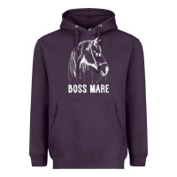 Womens Boss Mare Horseback Riding Equestrians Men Horse Women Gift V N Heavyweight Hoodie | Teevron