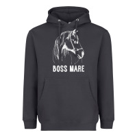 Smoke womens boss mare horseback riding equestrians men horse women gift v n Heavyweight Hoodie - linhVisuals