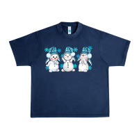 Navy snowman winter bbs Urban Heavy Tee - BundleAndBundleShop
