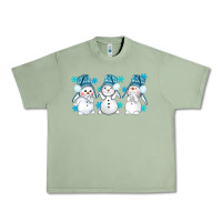 Oil Green snowman winter bbs Urban Heavy Tee - BundleAndBundleShop