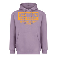 Lavender caution new student driver funny Heavyweight Hoodie - linhVisuals