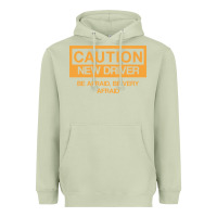 Matcha caution new student driver funny Heavyweight Hoodie - linhVisuals