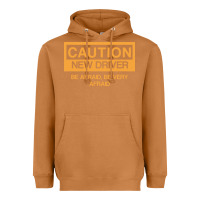 Meerkat caution new student driver funny Heavyweight Hoodie - linhVisuals