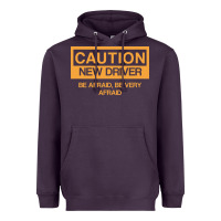 Plum caution new student driver funny Heavyweight Hoodie - linhVisuals
