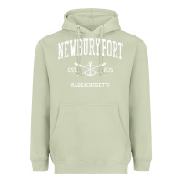 Matcha newburyport ma vintage crossed oars & boat anchor sports t shirt Heavyweight Hoodie - linhVisuals