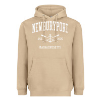 Mushroom newburyport ma vintage crossed oars & boat anchor sports t shirt Heavyweight Hoodie - linhVisuals