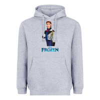 Heather Grey hans frozen Heavyweight Hoodie - linhVisuals