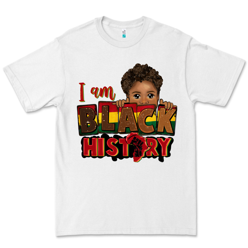I Am Black History Black Boy Peekaboo Juneteenth Premium Tee by CowGirlArtShop | Teevron
