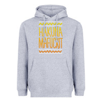 Heather Grey hakuna mafuckit [tb] Heavyweight Hoodie - linhVisuals