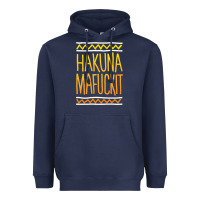 Navy hakuna mafuckit [tb] Heavyweight Hoodie - linhVisuals