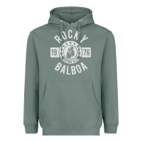 Sage rocky boxing club Heavyweight Hoodie - linhVisuals