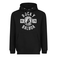 Black rocky boxing club Heavyweight Hoodie - linhVisuals