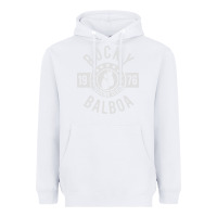 White rocky boxing club Heavyweight Hoodie - linhVisuals