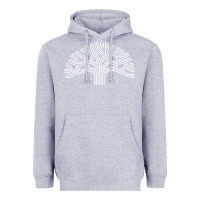 Heather Grey oakland california hoodie   oak tree Heavyweight Hoodie - linhVisuals