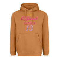Meerkat official 13 teenager cute 13th birthday ideas for girls t shirt Heavyweight Hoodie - linhVisuals