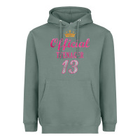 Sage official 13 teenager cute 13th birthday ideas for girls t shirt Heavyweight Hoodie - linhVisuals