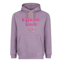 Lavender official 13 teenager cute 13th birthday ideas for girls t shirt Heavyweight Hoodie - linhVisuals