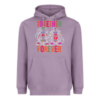 Lavender mr. & mrs. potato head day of the dead together forever premium t shir Heavyweight Hoodie - linhVisuals