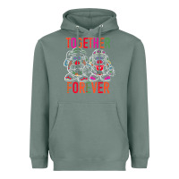 Sage mr. & mrs. potato head day of the dead together forever premium t shir Heavyweight Hoodie - linhVisuals