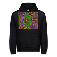 Black mardi gras king cake leopard Urban Hoodie - RanaPortraitStore