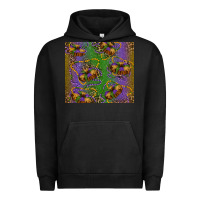 Pigment Black mardi gras king cake leopard Urban Hoodie - RanaPortraitStore
