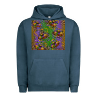 Pigment Midnight Navy mardi gras king cake leopard Urban Hoodie - RanaPortraitStore