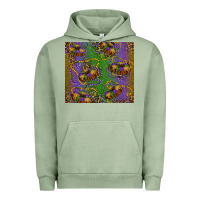 Pigment Oil Green mardi gras king cake leopard Urban Hoodie - RanaPortraitStore
