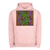 Pigment Salmon mardi gras king cake leopard Urban Hoodie - RanaPortraitStore
