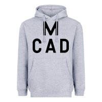 Heather Grey Minneapolis College of Art and Design Heavyweight Hoodie - linhVisuals