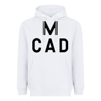 White Minneapolis College of Art and Design Heavyweight Hoodie - linhVisuals