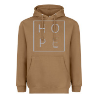 Toasted Coconut hope quote Heavyweight Hoodie - linhVisuals