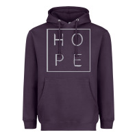 Plum hope quote Heavyweight Hoodie - linhVisuals