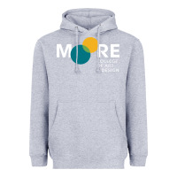 Heather Grey Moore College of Art and Design Heavyweight Hoodie - linhVisuals