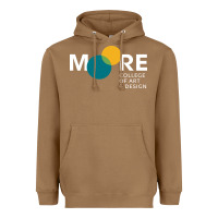 Toasted Coconut Moore College of Art and Design Heavyweight Hoodie - linhVisuals