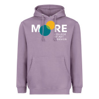 Lavender Moore College of Art and Design Heavyweight Hoodie - linhVisuals